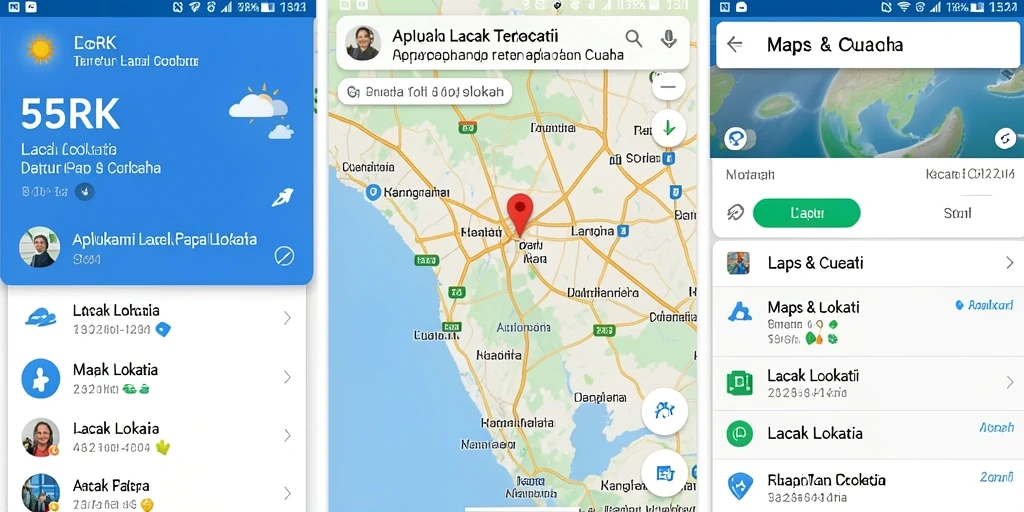 Tampilan antarmuka 55RK yang memudahkan pelacakan lokasi.