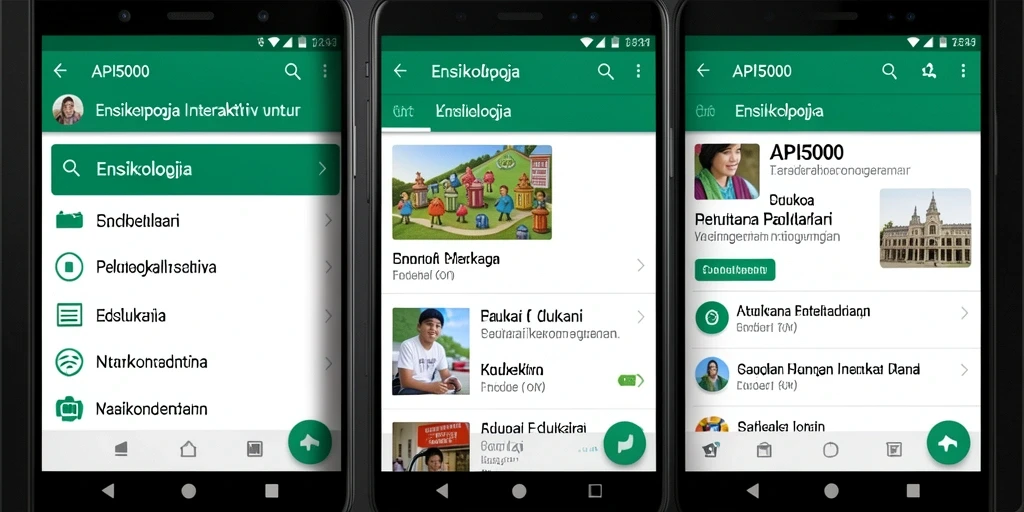 Tampilan antarmuka aplikasi API5000 yang menarik dan informatif.