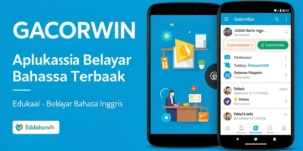 Antarmuka GACORWIN yang menarik dan mudah digunakan untuk belajar bahasa Inggris.