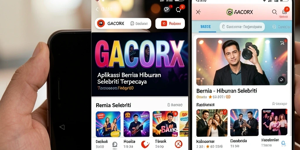 Tampilan antarmuka GACORX yang menarik dan informatif.