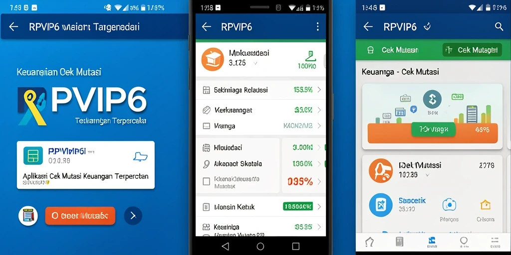 Tampilan antarmuka RPVIP6 yang sederhana dan informatif.