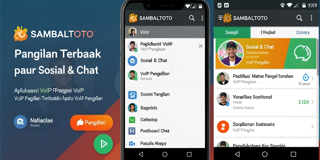 Tampilan antarmuka SAMBALTOTO dengan fitur panggilan VoIP yang mudah digunakan.