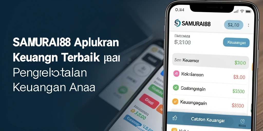 Tampilan antarmuka utama SAMURAI88 untuk Catatan Keuangan.